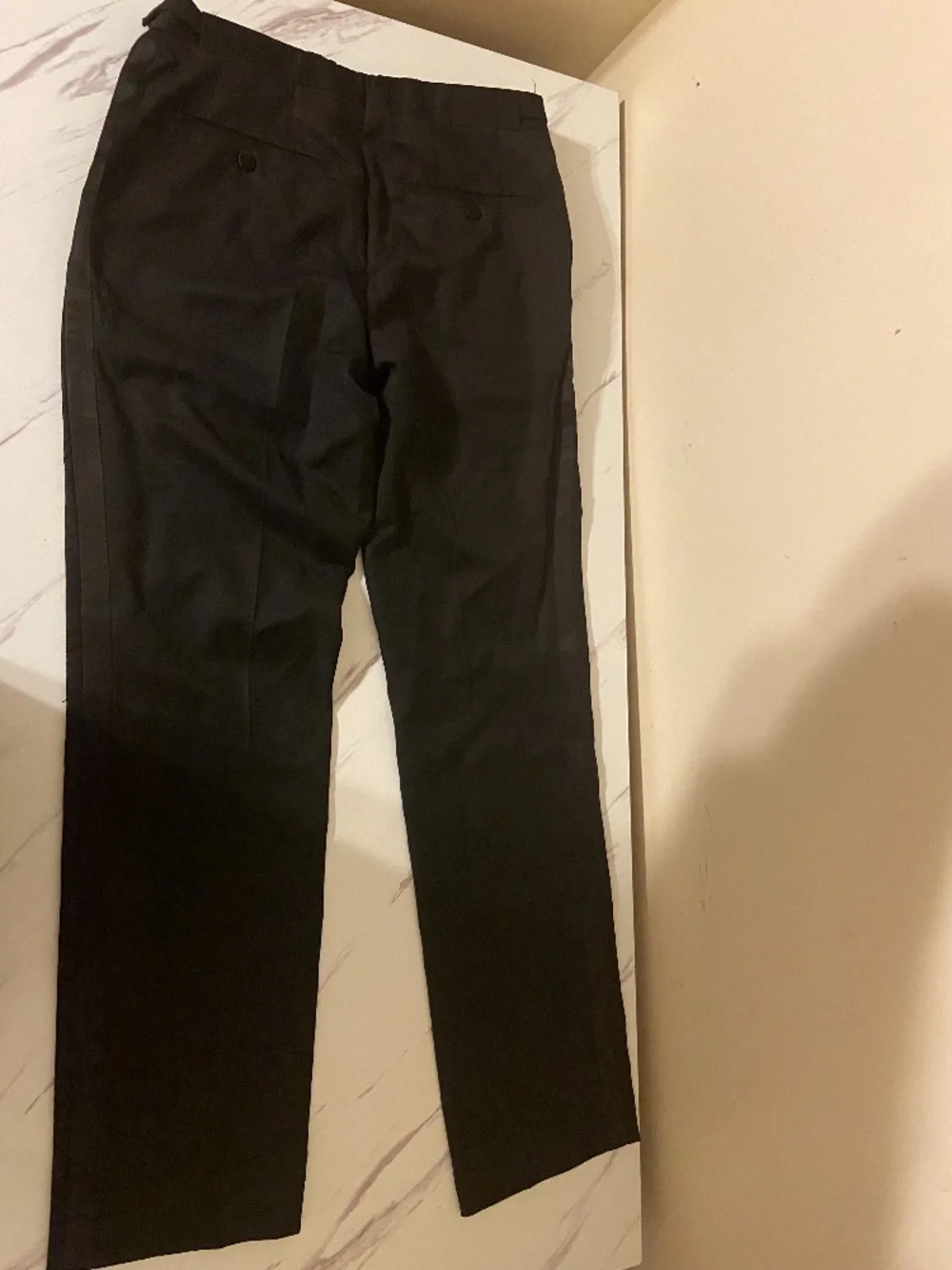 Burberry Men’s Black Tuxedo Suit 46R Made in Italy Wool Mohair Blend